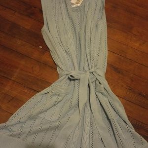 Isaac Mizrahi Live! Pointelle Stitch Sweater Vest